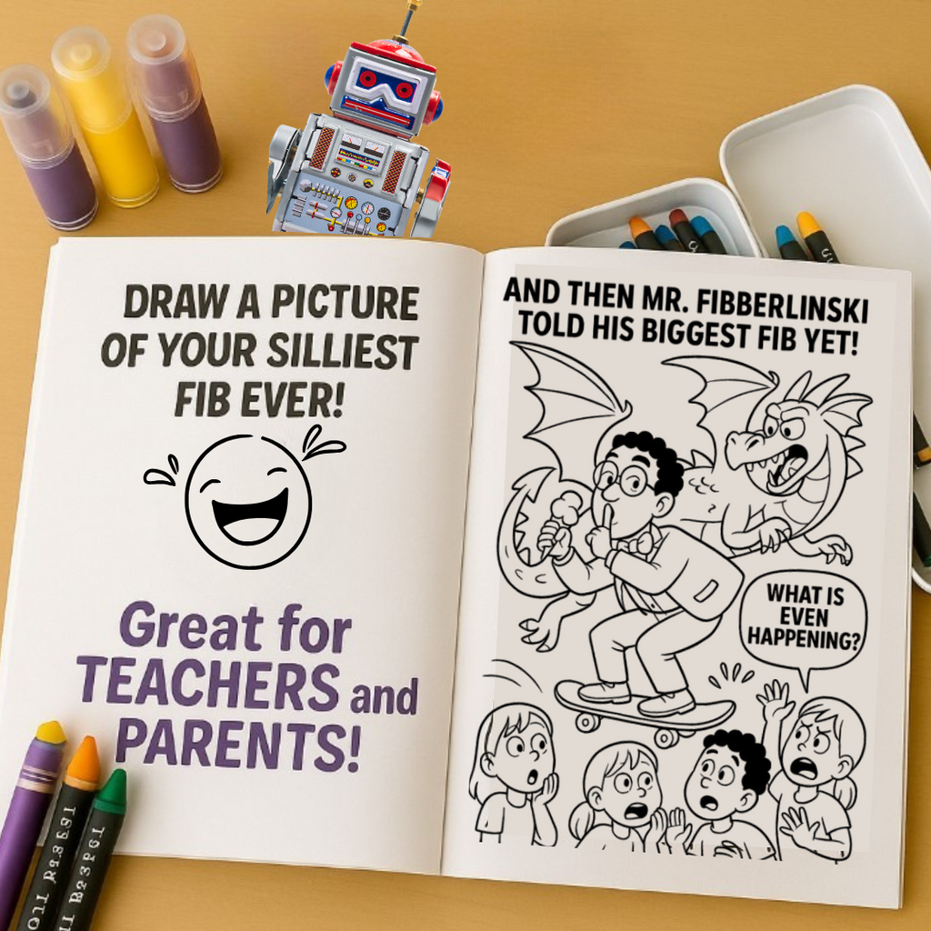 The Fantastic Fabrications of Mr. Fibberlinski 😆(Amazon)