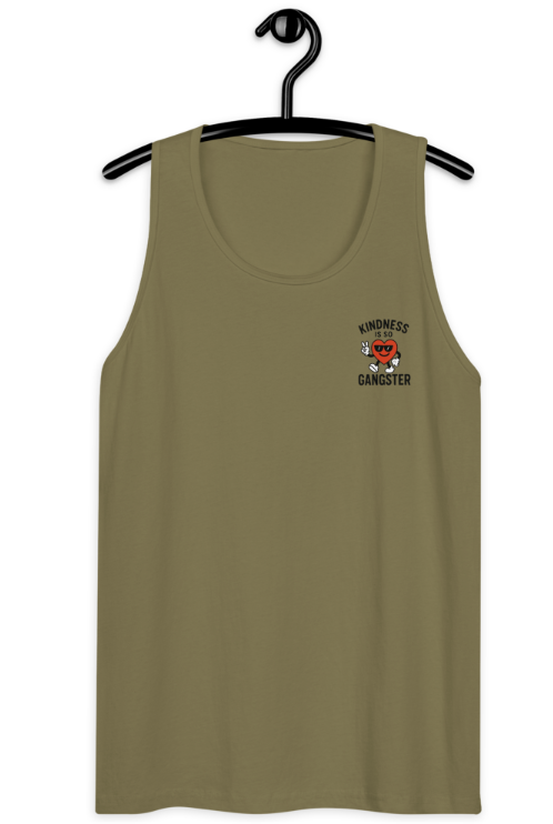 Kindness Is So Gangster™ – Men’s Premium Tank (Front Logo Only)