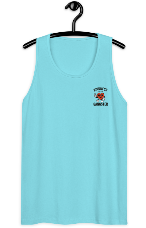 Kindness Is So Gangster™ – Men’s Premium Tank (Front Logo Only)