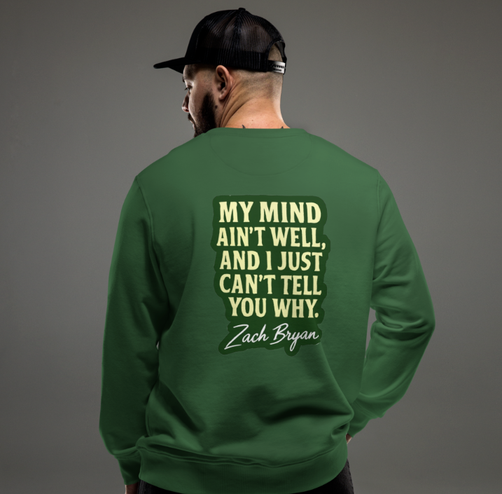 Unisex Leave Zach Alone – Organic Sweatshirt