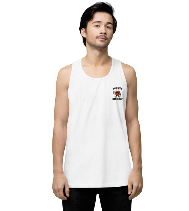 Kindness Is So Gangster™ – Men’s Premium Tank (Front Logo Only)