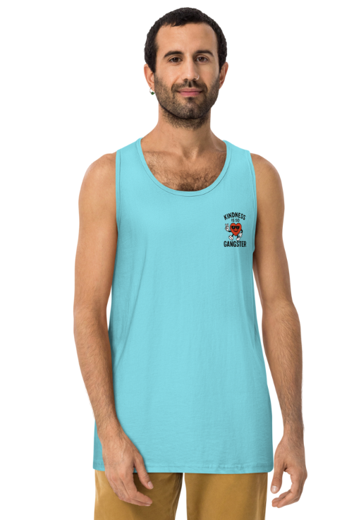 Kindness Is So Gangster™ – Men’s Premium Tank (Front Logo Only)